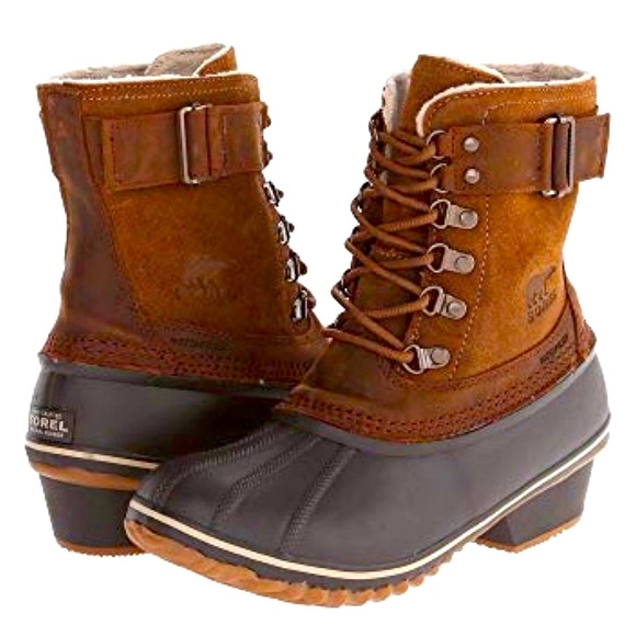 Sorel Shoes - Winter Fancy Lace II in Elk/Grizzly Bear Size 10
